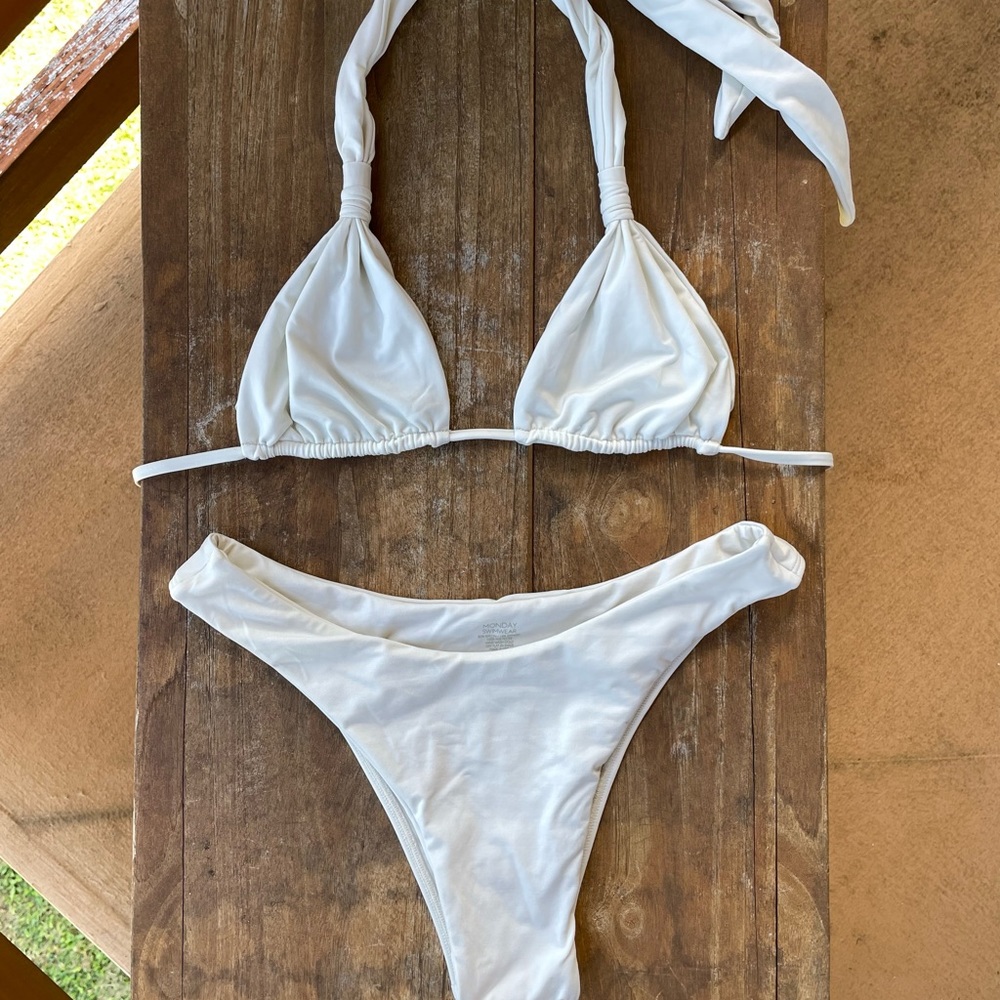 Monday Swimwear Set in Ivory